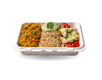 Creamy Bhurji Bowl (Choice of quinoa or rice)