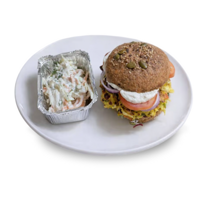 Bhurji Lentil Burger