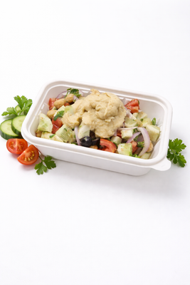 Hummus Mediterranean bowl