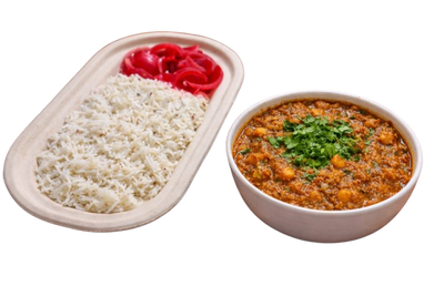Amritsari chhole with Jeera rice/Jeera quinoa