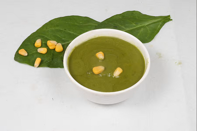 Spinach Corn Soup Vegan