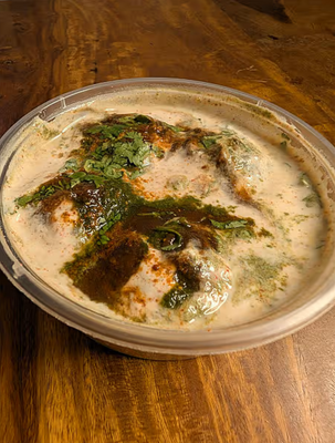 Dahi Vada Steamed