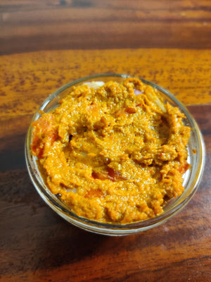 Walnut-bell pepper salsa